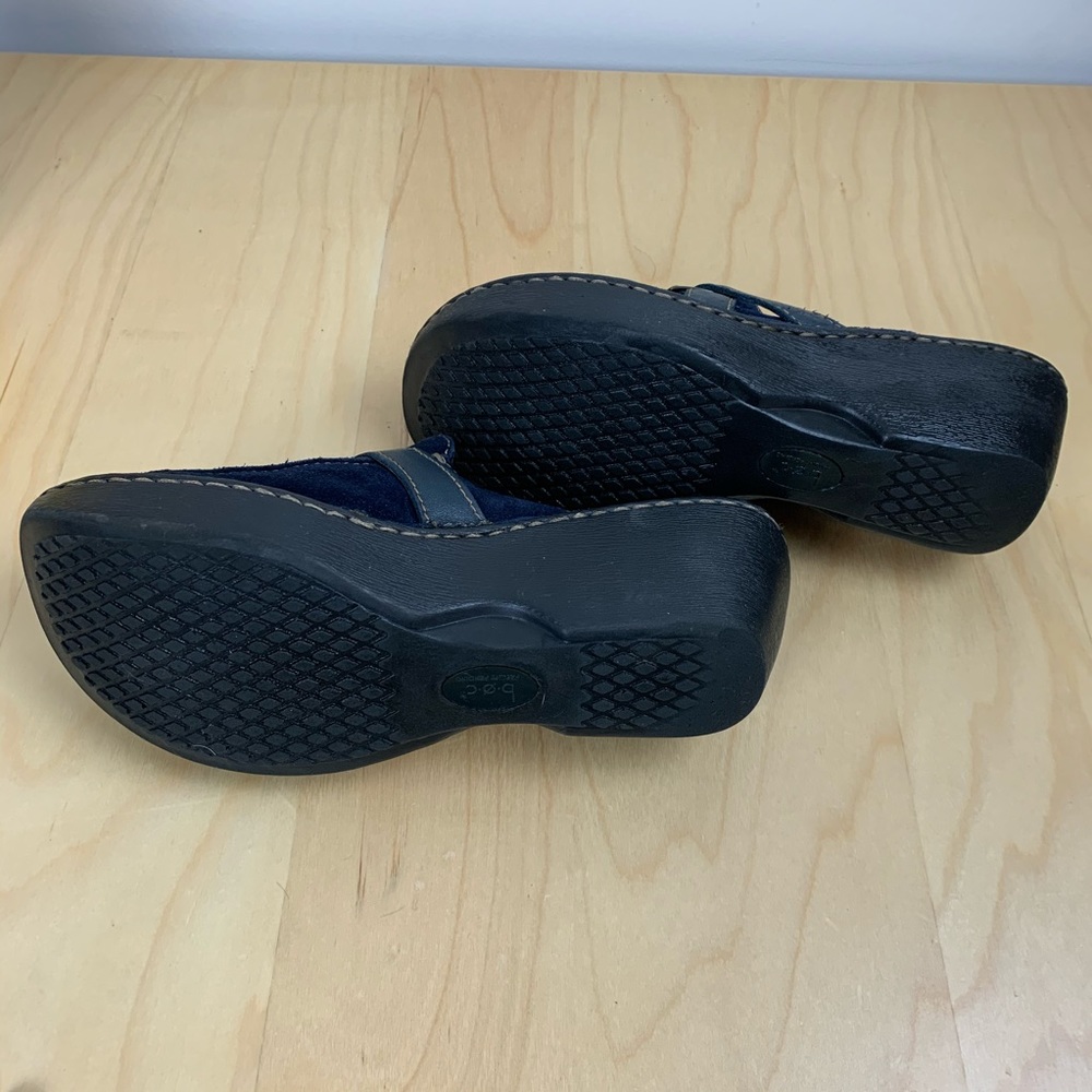 BOC Blue Suede Shoes Clog Style Size 9 - Picture 3 of 8